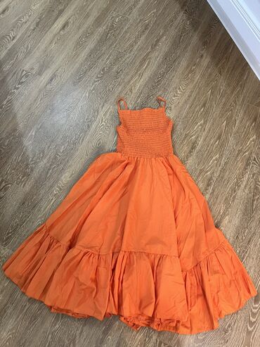 Платья: Детское платье цвет - Оранжевый