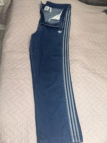 trapes salvar cins: Adidas Originals denim şalvar — 1