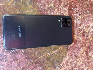 Samsung: Samsung Galaxy A12, 32 GB, rəng - Qara, Barmaq izi, İki sim kartlı