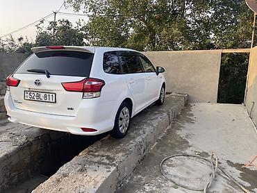 üstü açıq maşın: (Toyota) Corolla Fielder Hybrid – ağ rəngli universal kuzov — 2
