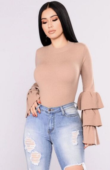 Bluze: L, Likra, Jednobojni, bоја - Crna na lalafo.rs — 13 Bluze: L, Likra, Jednobojni, bоја - Crna — 13