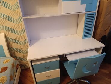 Uşaq və gənc otağı üçün dəstlər: Oğlan və qız üçün, Təknəfərlik çarpayı, Yazı masası — 7