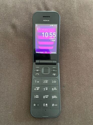 телефон 10а: Nokia 2760 Flip, Б/у, цвет - Черный, 2 SIM