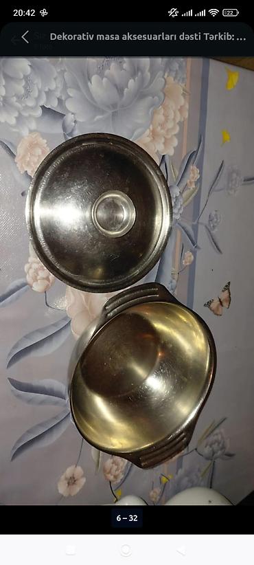 suvenir samovar: Mətbəx üçün müxtəlif qab-qacaq və aksesuar dəsti Satışda bir yerdə — 6