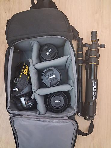 fləş: Nikon D7500 +35mm +85mm +140mm +Shtativ +Fleş +Sumka, ela veziyetde — 8