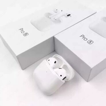 Qulaqlıqlar: Airpods Pro 5 Airpodslara Musiqidən zövq ala və Bluetooth qulaqlıq