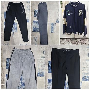 Видеоняни: Разные подростковые брючки 4 пары + бомпер утеплённый, длина брюк на — 1