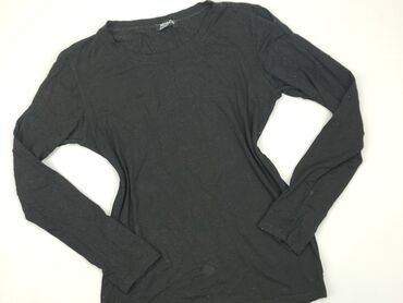 bluzki czarne z długim rękawem: Blouse, S (EU 36), condition - Fair