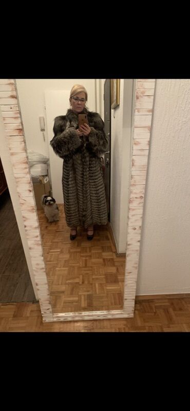 Krzneni kaputi: XL, Sa postavom, bоја - Šareno — 9