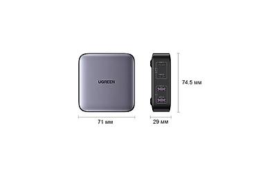 appl: UGREEN Nexode 4-Port PD GaN Настольная Зарядная Станция 65W — Мощное и — 4