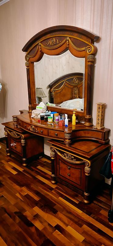 Спальные гарнитуры: Классический набор мебели в стиле неоклассика/барокко, резной массив с — 3