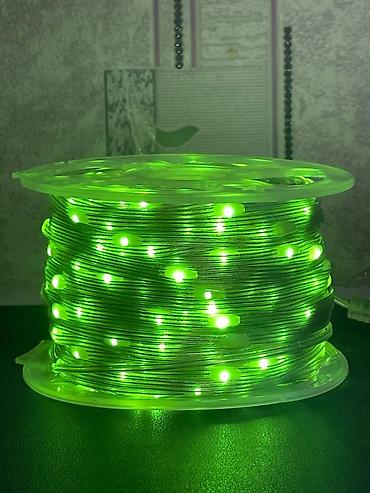 Светодиодные гирлянды: Уличная гирлянда 100 м Гирлянда с питанием 24V. Самая безопасная — 5