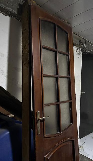 Təmir və tikinti: Taxta otaq qapısı çərçivə və kilid ilə birlikdə (işlənmiş)  Qiymət — 5