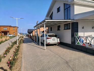 Навесы: Навес, Односкатный, Металл, Поликарбонат, Установка — 7