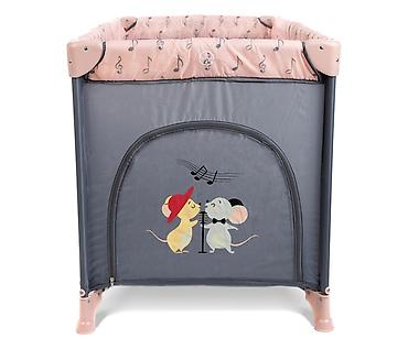 termofor za bebe dm: BBO prenosivi krevet (BK-065) – Dream & Play, 1 nivo, pink Šifra — 4