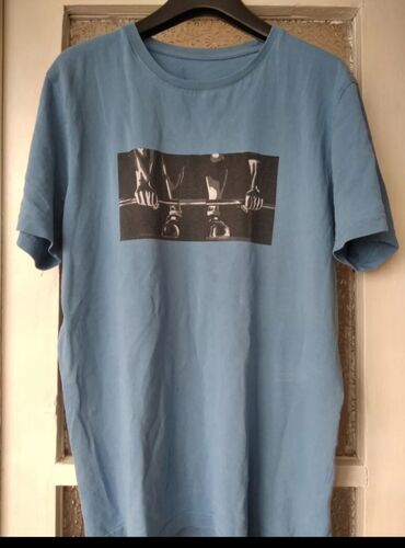 majica hugo boss: T-shirt color - Light blue