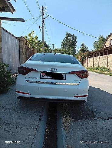сания: Hyundai Sonata: 2016 г., 2 л, Автомат, Газ, Седан — 2