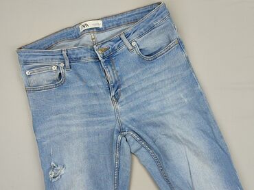 stradivarius jeansy z wysokim stanem: Zara, Jeansy damskie, rozmiar XL