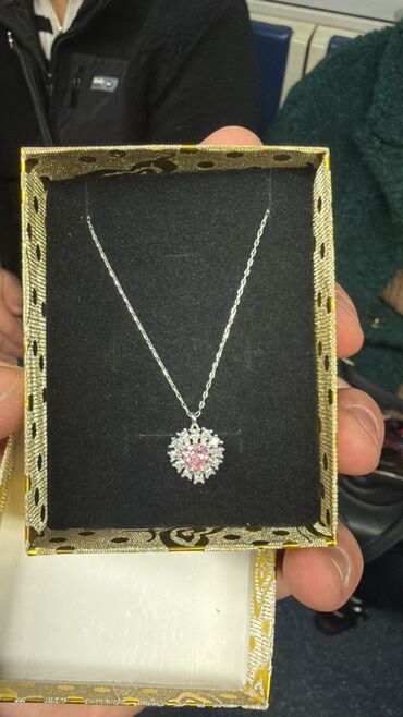 Boyunbağılar: Zərif qadın boyunbağıları kolleksiyası - Qar dənəsi asqılı gümüş — 16