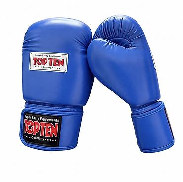 TOP TEN boks əlcəkləri – mavi rəng Ölçüləru 6,8,10,12 - Brend: TOP