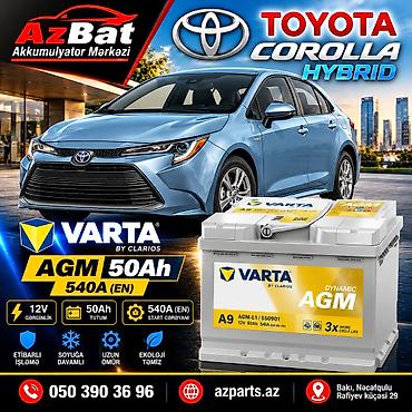 Toyota Corolla Hybrid üçün VARTA AGM 50Ah akkumulyator | Bakı — AzBat