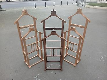 Другие канцелярские товары: Taxta geyim valetləri (kişilər üçün paltar asqısı-stendi) - Material — 4