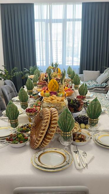 Выездные банкеты: Выездные банкеты | Официанты, Эт башчы, Повара | Фуршетный стол, Шоколодный фонтан — 12