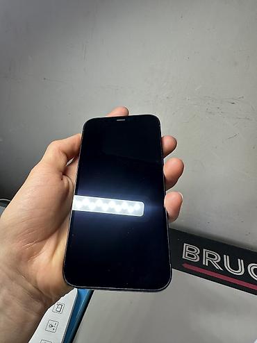 телефон бишкек бу: IPhone 12, Колдонулган, 128 ГБ, Кара, 78 % — 9