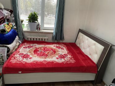 купить кровать с матрасом полуторка: Эки кишилик керебет, Колдонулган, Жумшак башы менен, узуну - 220 см