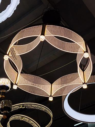led люстры: Подвесная светодиодная люстра современного дизайна. - Форма: круглый — 2