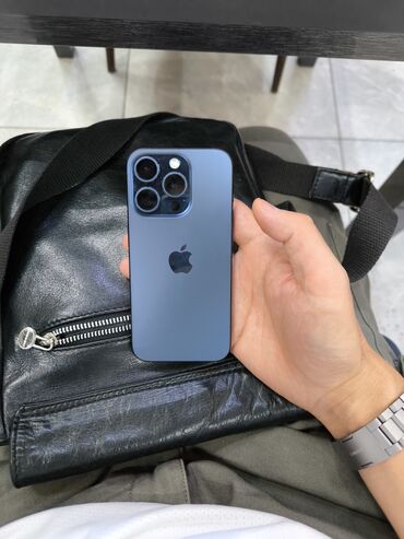 бишкек айфон 14 про макс: IPhone 15 Pro, Колдонулган, 512 ГБ, Pacific Blue, 86 %