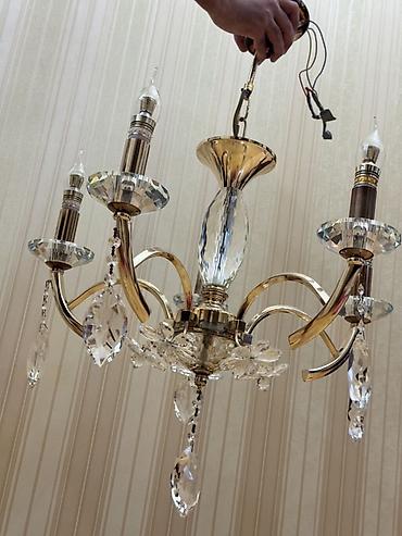 lyustur: Çılçıraq, 5 lampa, Metal — 3