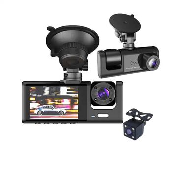 автомобильный видеорегистратор hd: Videoqeydiyyatçı X30 1.Ön kamera 720P+ kabin kamerası720P+Ters 480P