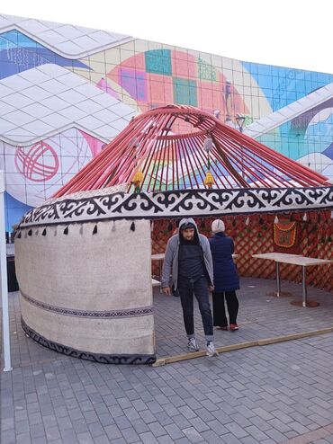 Аренда юрт: Аренда юрты, Каркас Деревянный, 85 баш, С полом, Самовар, Стол — 2