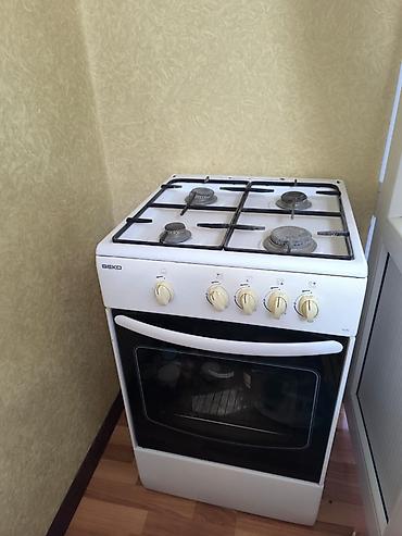 Газовые печи: Beko markalı 4 gözlü qaz sobası satılır. Qazla işləyir, aşağı — 1