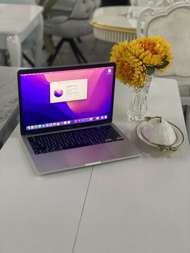 macbook air 2020 m1: Нетбук, Apple, 8 ГБ ОЭТ, Колдонулган, Татаал эмес тапшырмалар үчүн, эс тутум SSD