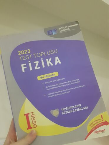 Digər: 1-ci hissə fizika test toplusu 2023 nəşr, olduğu kimi yenidir