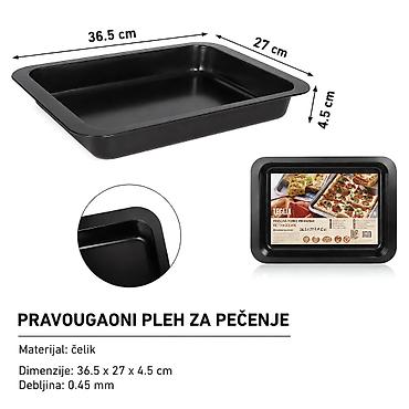 KMT Pravougaona duboka kvadratna ploča 2406146 - Brend: Kmt style -