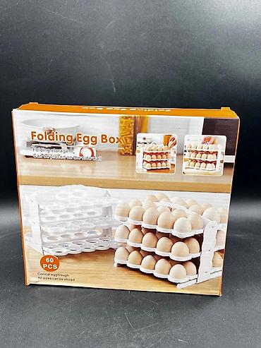 Yumurta qabı 60 pcs Bu yumurta saxlama düzəldicisi, mətbəxinizdə
