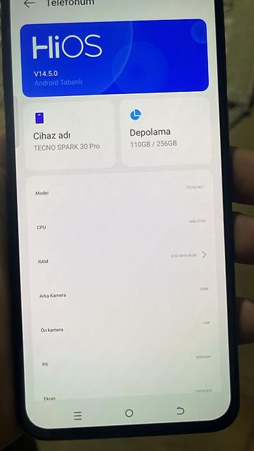 samsung star 2 plus: Tecno Spark 30 Pro, 256 GB, Barmaq izi — 2
