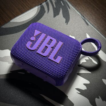 Динамики и колонки: Оригинальная JBL Go 4, в фиолетовом цвете. Новая колонка, включали