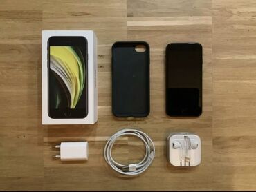 ıphone x ikinci el: IPhone SE 2020, 64 ГБ, Черный, Гарантия, Кредит, Отпечаток пальца