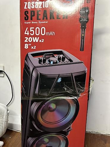 se electronics: Портативная акустическая система ZQS8210 - Два динамика по 8" с яркой — 2