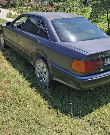 кышкы донголоктор: Представлен седан Audi 100 серого цвета, классический вариант