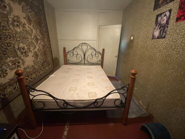 Двуспальные кровати: Двуспальная кровать, Б/у, Без матраса, длина - 205 см at lalafo.kg — 5 Двуспальные кровати: Двуспальная кровать, Б/у, Без матраса, длина - 205 см — 5