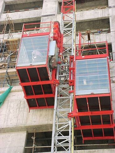 куплю стойки: Строительный грузопассажирский лифт, мачтовый подъемник высота от 1 до