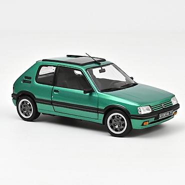 esprit beograd: Peugeot 205 GTi 1.9 Griffe (Sunroof) 1991 – Fluorite Green – Norev 🚗💚✨ — 1