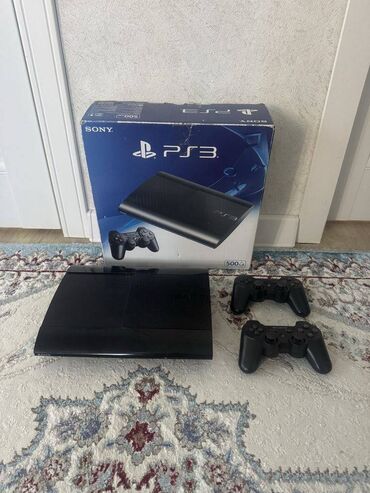 Математика: Playstation 3 super slim 500gb. Evde istifade olunub. ideal
