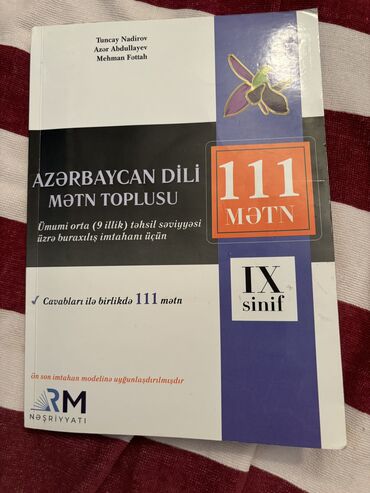 az dili 111 metn: Azərbaycan dili mətn toplusu 111 mətn.Təzədir və içi təmizdir.Qiymət 7