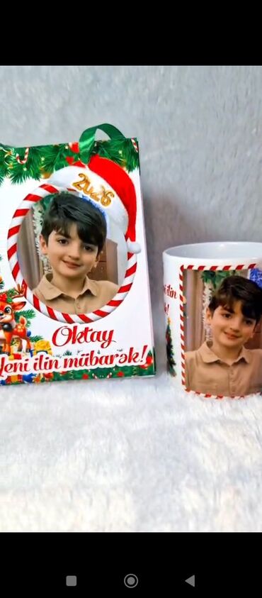 Yeni il oyuncaqları və bəzəkləri: Şəxsi dizaynlı Yeni il hədiyyələri - Şəxsi fotolu şam ağacı dekoru — 5